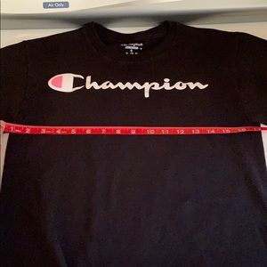 Gently worn black champion shirt